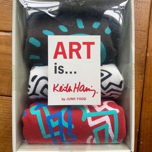 3 Keith Haring Baby Gap Onesie bodysuit Junk Food
